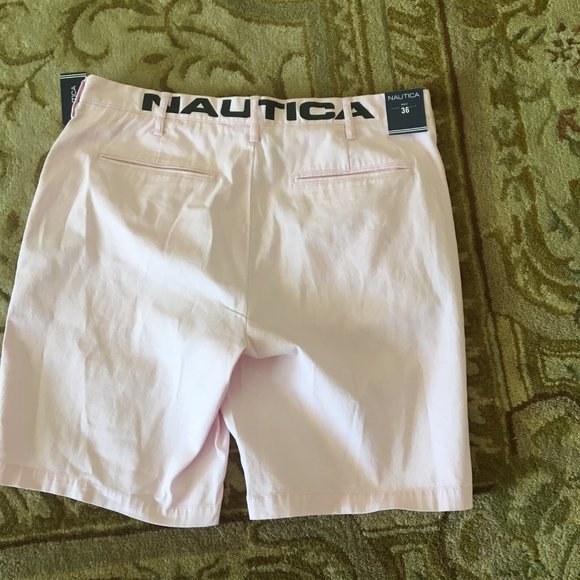 NWT - Men's Pink Nautica Shorts - Picture 7 of 9